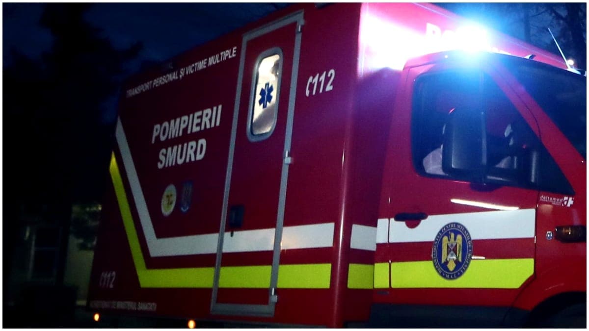Accident grav în Bihor. Nouă persoane, transportate la spital