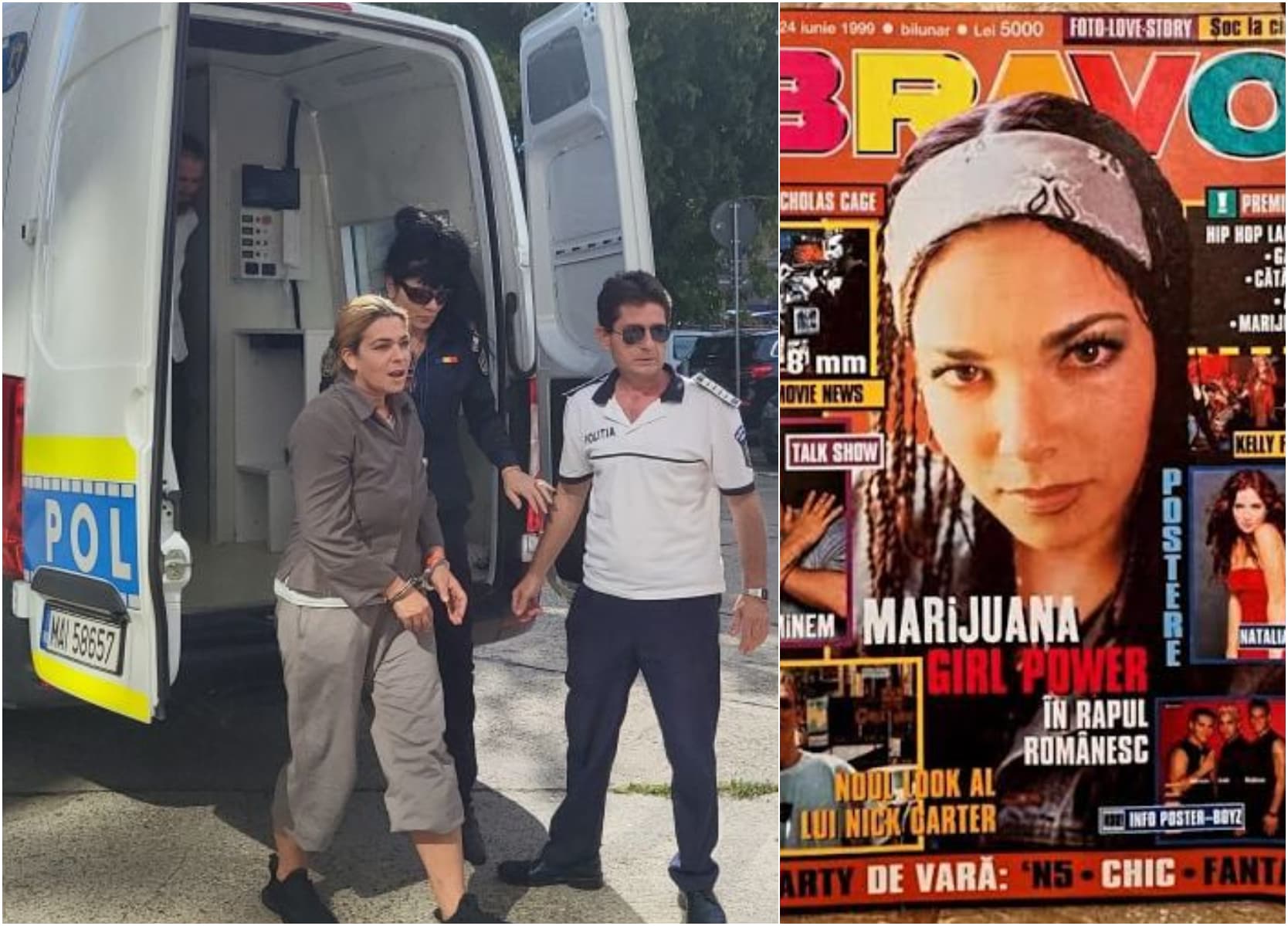 Dana Marijuana, condamnată la cinci ani și patru luni de închisoare pentru trafic de droguri și conducerea unei mașini sub influența substanțelor interzise