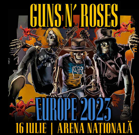 Concert GUNS N’ ROSES la București, pe 16 iulie!