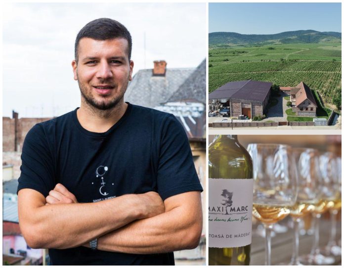 George Țucudean produce 100.000 de sticle de vin pe an