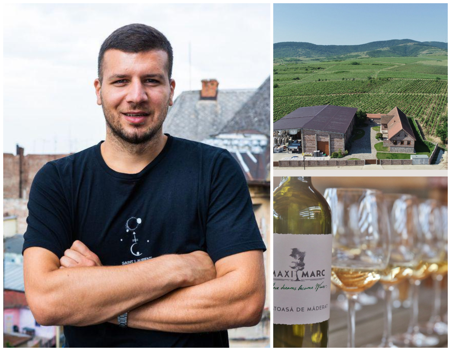 George Țucudean produce 100.000 de sticle de vin pe an! De pe terenul de fotbal la podgorie